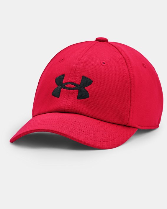 Boys' UA Blitzing Adjustable Hat, Red, pdpMainDesktop image number 0